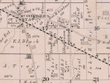 1875 Map of Hanover Township Butler County Ohio