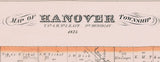 1875 Map of Hanover Township Butler County Ohio