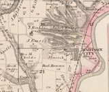 1875 Map of Madison Township Butler County Ohio