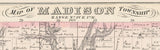 1875 Map of Madison Township Butler County Ohio