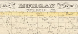 1875 Map of Morgan Township Butler County Ohio