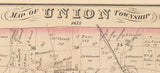1875 Map of Union Township Butler County Ohio