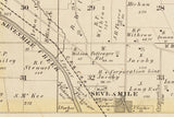 1875 Map of Wayne Township Butler County Ohio