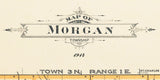 1914 Map of Morgan Township Butler County Ohio