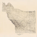 1900 Map of Fremont County Wyoming