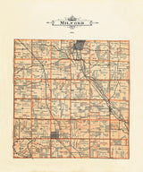 1914 Map of Milford Township Butler County Ohio