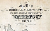 1855 Map of Watertown Massachusetts