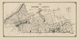 1923 Map of Gogebic County Michigan