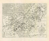 1624 Map of the Land of Gosen and Moses Passage Holylands