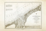 1859 Nautical Map of Ontonagon Harbor Lake Superior