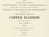 1865 Nautical Chart of Copper Harbor Lake Superior