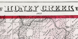 1872 Map of Honey Creek Township Adams County Illinois