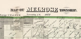 1872 Map of Melrose Township Adams County Illinois