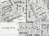 1887 Map of Bay View Wisconsin