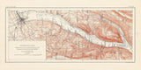 1903 Map of Canandalgua Lake New York Ontario and Yates County