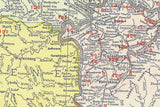 1913 Map of Western Pennsylvania and Railroads