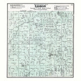 1873 Map of Lisbon Township Waukesha County Wisconsin