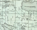 1873 Map of Summit Township Waukesha County Wisconsin