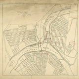 1880 Map of Oil City Pennsylvania