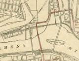 1880 Map of Oil City Pennsylvania