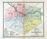 1889 Map of Watertown New York