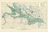1910 Map of Belle Fourche Lake South Dakota