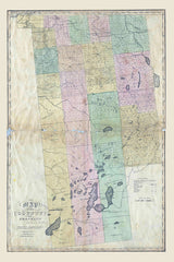 1839 Map of Franklin County New York