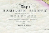 1851 Map of Hamilton and Herkimer County New York