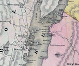 1876 Map of Lake George New York and Vicinity