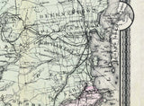 1901 Map of the Adirondack Wilderness New York