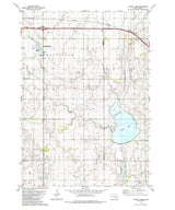 1979 Map of Platte Lake South Dakota