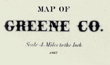 1867 Map of Greene County New York