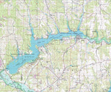 1994 Map of Atwood Lake Carroll and Tuscarawas County Ohio