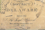 1824 Map of Delaware County Ohio