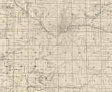 1860 Farm Line Map of Washington County Indiana