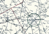 1929 Map of Treutlen County Georgia