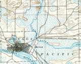 1894 Topo Map of Portage County Wisconsin