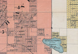 1890 Map of Fairhaven Washington and Vicinity