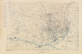 1897 Topo Map of Butte Silver Bow County Montana