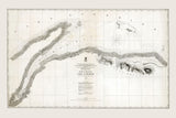 1869 Nautical Map of Huron Bay and Huron Islands Lake Superior