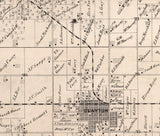 1872 Map of Clayton Township Adams County Illinois