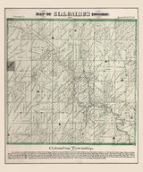 1872 Map of Columbus Township Adams County Illinois