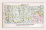 1872 Map of Lima Township Adams County Illinois