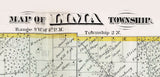 1872 Map of Lima Township Adams County Illinois