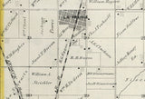1872 Map of Northeast Township Adams County Illinois