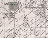 1872 Map of Payson Township Adams County Illinois
