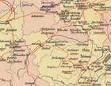 1913 Map of Galicia