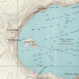 1896 Map of Crater Lake Oregon