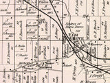 1873 Map of Brookfield Township Waukesha County Wisconsin