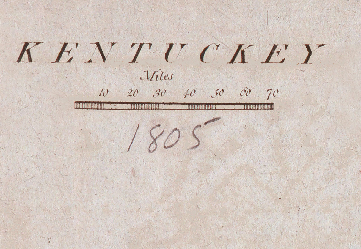 1805 Map of Kentucky